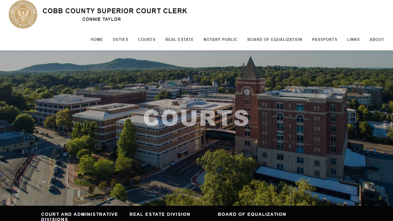 Cobb County Superior Court Clerk – Connie Taylor