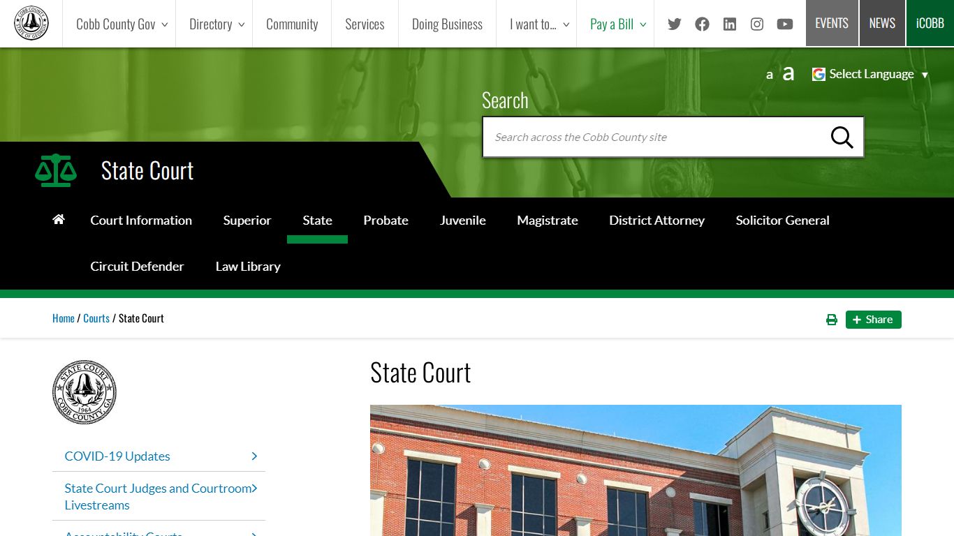 State Court | Cobb County Georgia